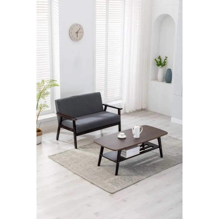 

Bahamas Espresso Coffee Table and Loveseat Set