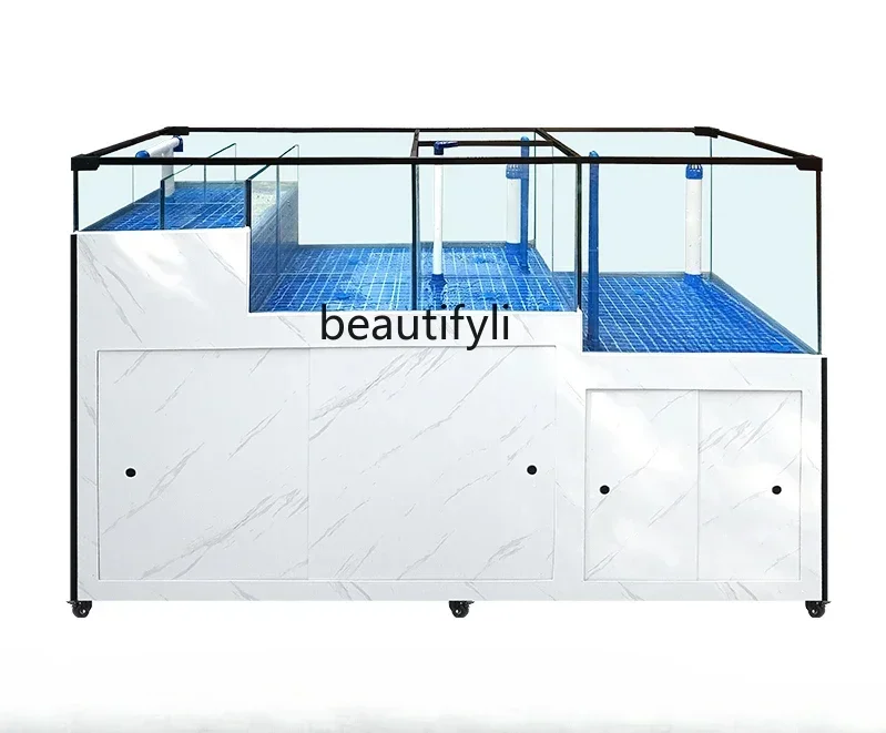 Modern Seafood Fish Tank Special Mobile Seafood Pool Refrigeration Integrated Supermarket Fish Pond Shellfish Crab Tank