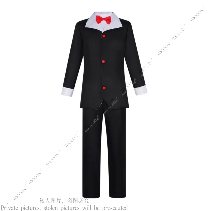 Husk Cosplay Costume Uniform Hazbin Cosplay Husk Halloween Party Cosplay Costume Black Outfits With Hat Ears Prop Hotel Roleplay