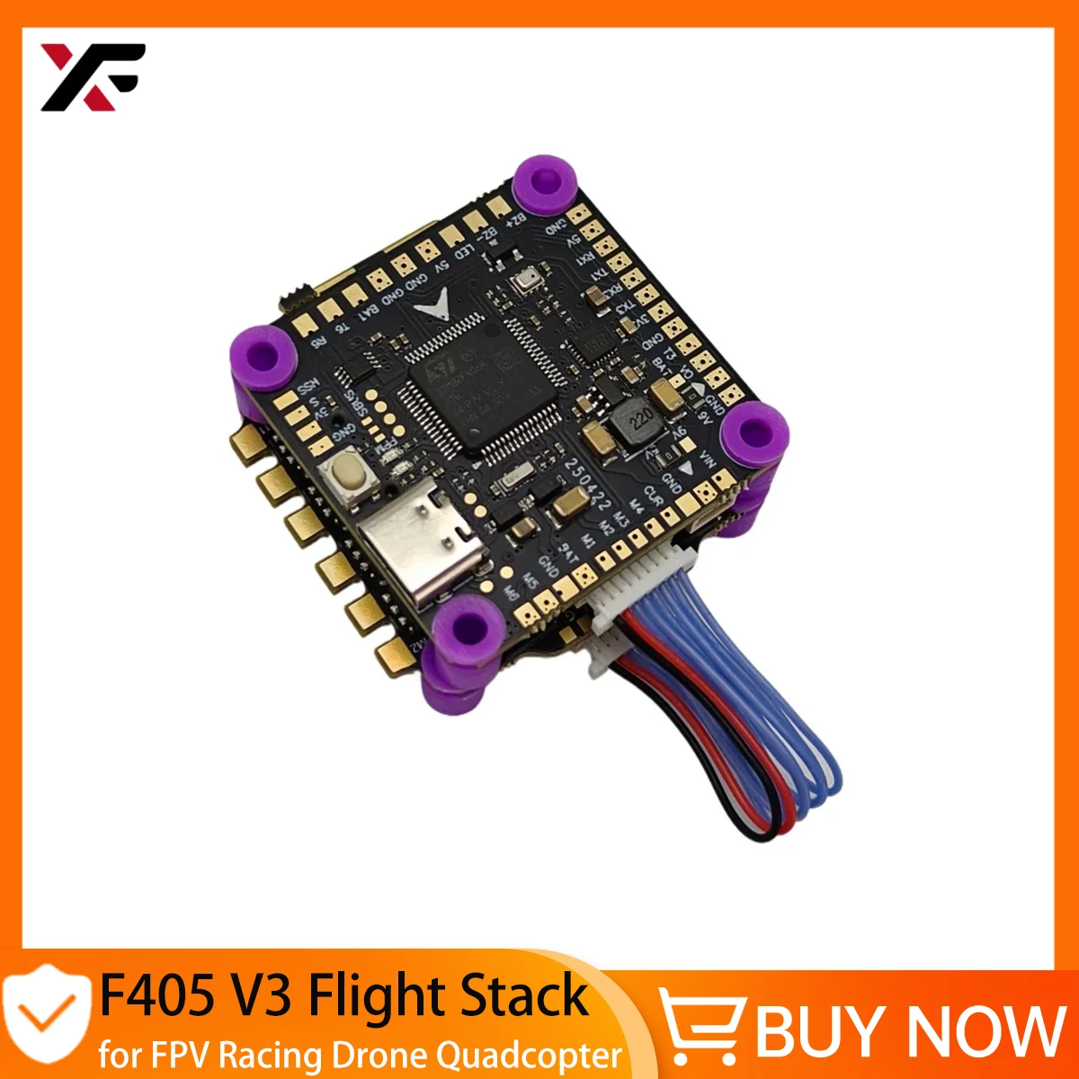 

F405 V3 Flight Control BLS 4-in-1 50A/60A ESC 2-6S Lipo F405 Stack Flytower for Remote Control for FPV Racing Drone Quadcopter
