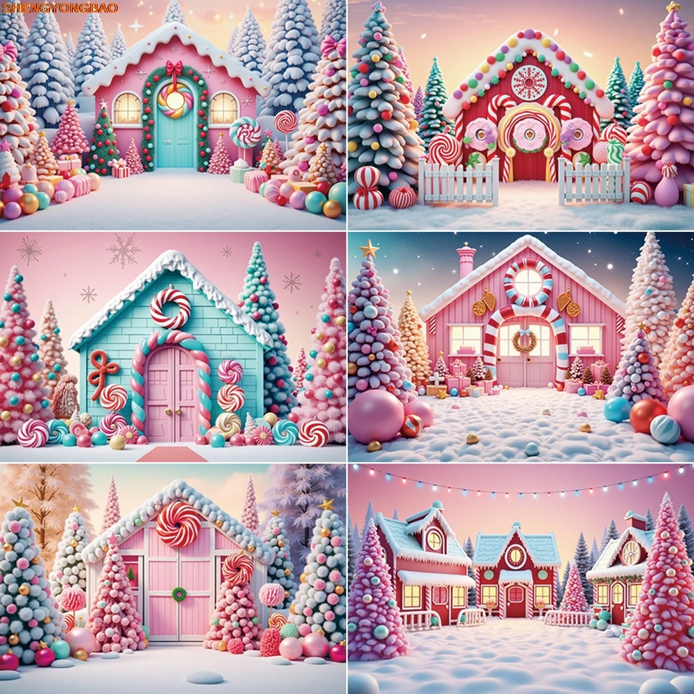 

Christmas Scenery Background Photography Xmas Tree Window New Year Photozone Backdrop Baby Studio Photobooth Accessories
