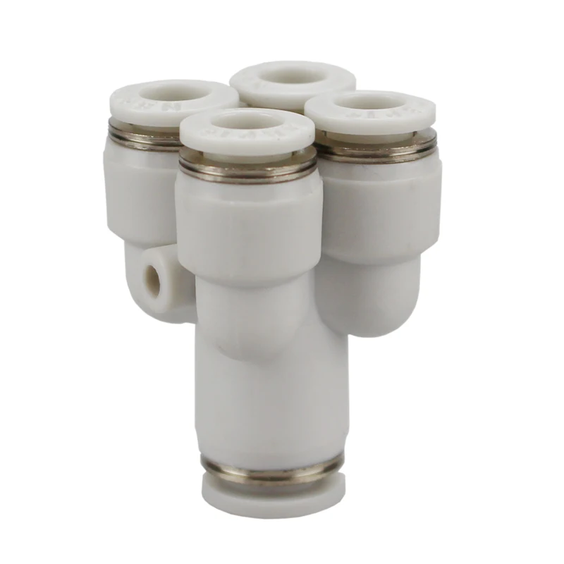 PRY Series PU Airpipe Y-shaped Five way Joint PRY 12-10-08-06-04 Pneumatic Quick Connector Fitting