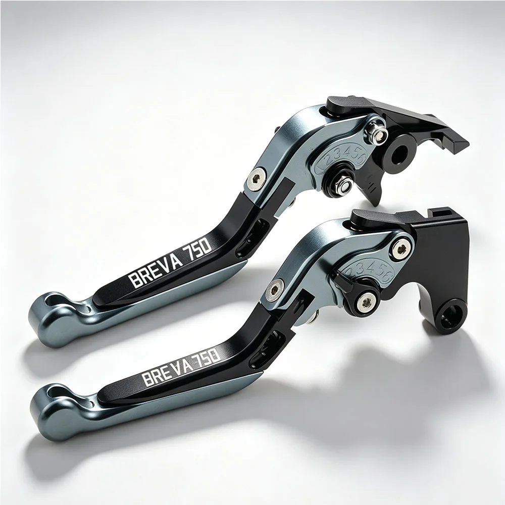 For Moto Guzzi Breva 750 BREVA750 2004-2009 Motorcycle Adjustable Folding Brake Clutch Levers CNC Aluminum Multi Kit Set