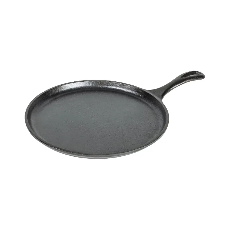 

Cast Iron Griddle, Round 10.5" Seasoned Round Griddle Pre-Seasoned