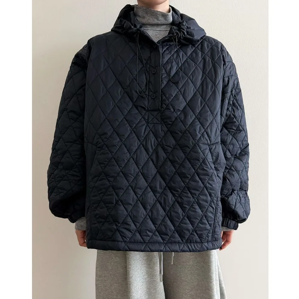 Koreańska luźna bluza z kapturem z bawełny dla kobiet, modna, jesienno-zimowa, nowość, uniwersalna odzież uliczna, swobodny top.