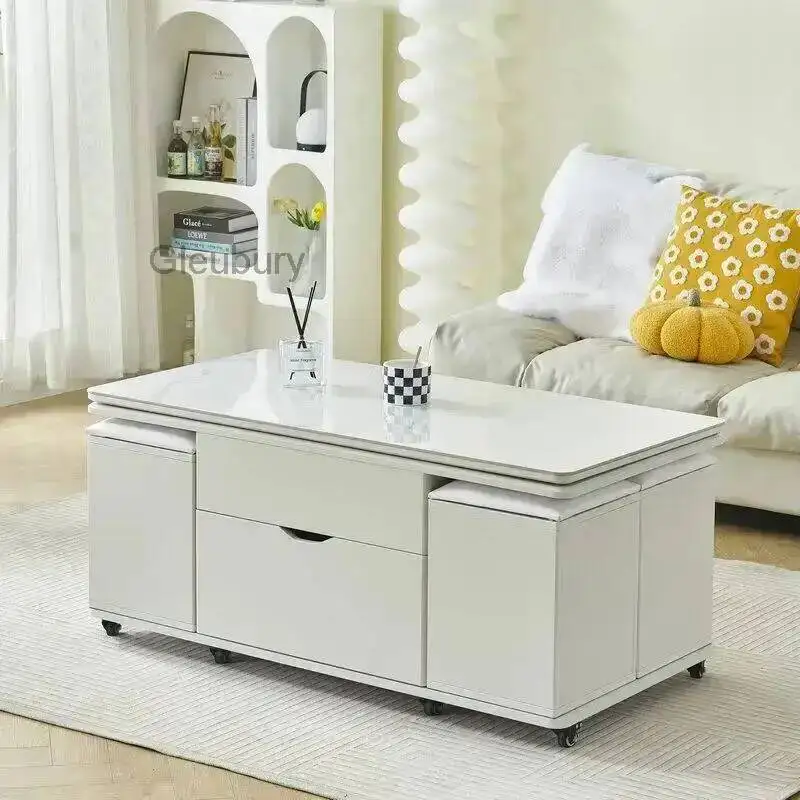 Coffee Tables Business Vintage Japanese Chinese Multifunctional Coffee Tables Center Adjustable Salontafel Furniture For Home