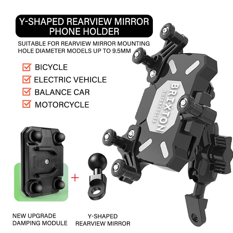 For BRIXTON Cromwell 1200 125 250 Crossfire 500 Felsberg 125 250 Storr Mobile Phone Holder Stand Bracket Motorcycle Accessories