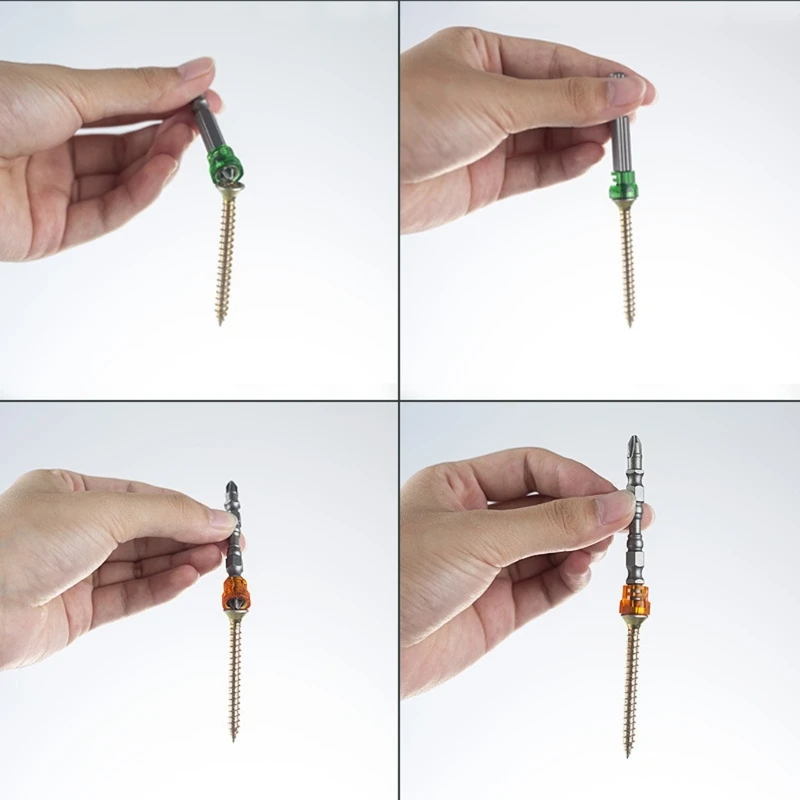 Electric Screwdriver Kit Featuring Steel Bit & Magnetic Rings Suitable For Home Repairs Enhances Efficiency Versatility KXRE