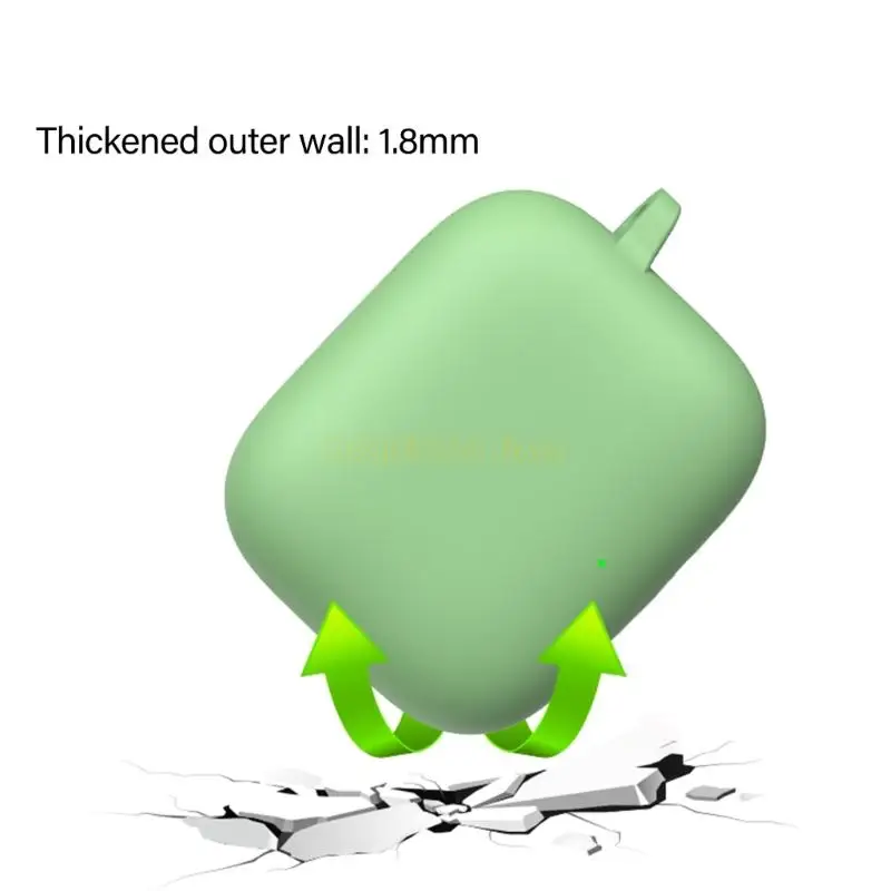 F62C Стильные силиконовые защитники корпуса безопасные крючки для защиты наушников AIR 4I