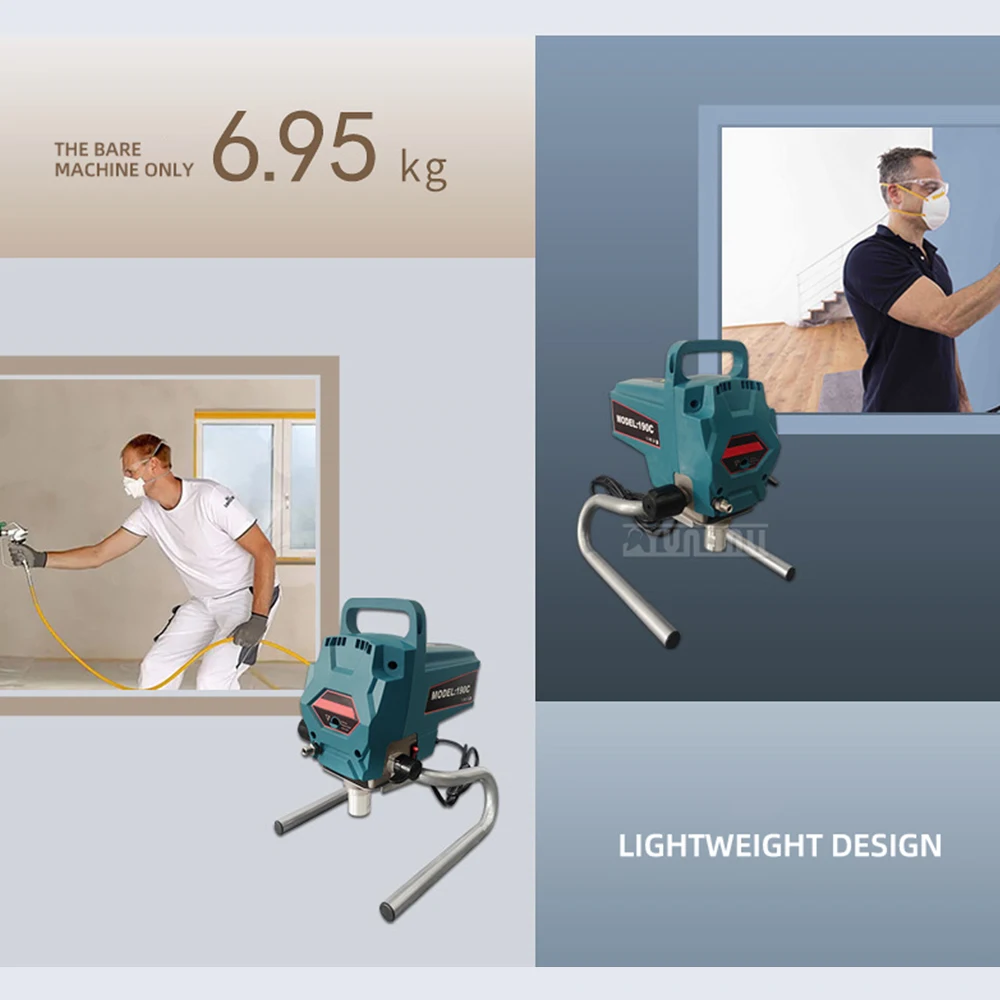 110V/220V High pressure airless sprayer Decoration paint latex paint multi-function spraying machine