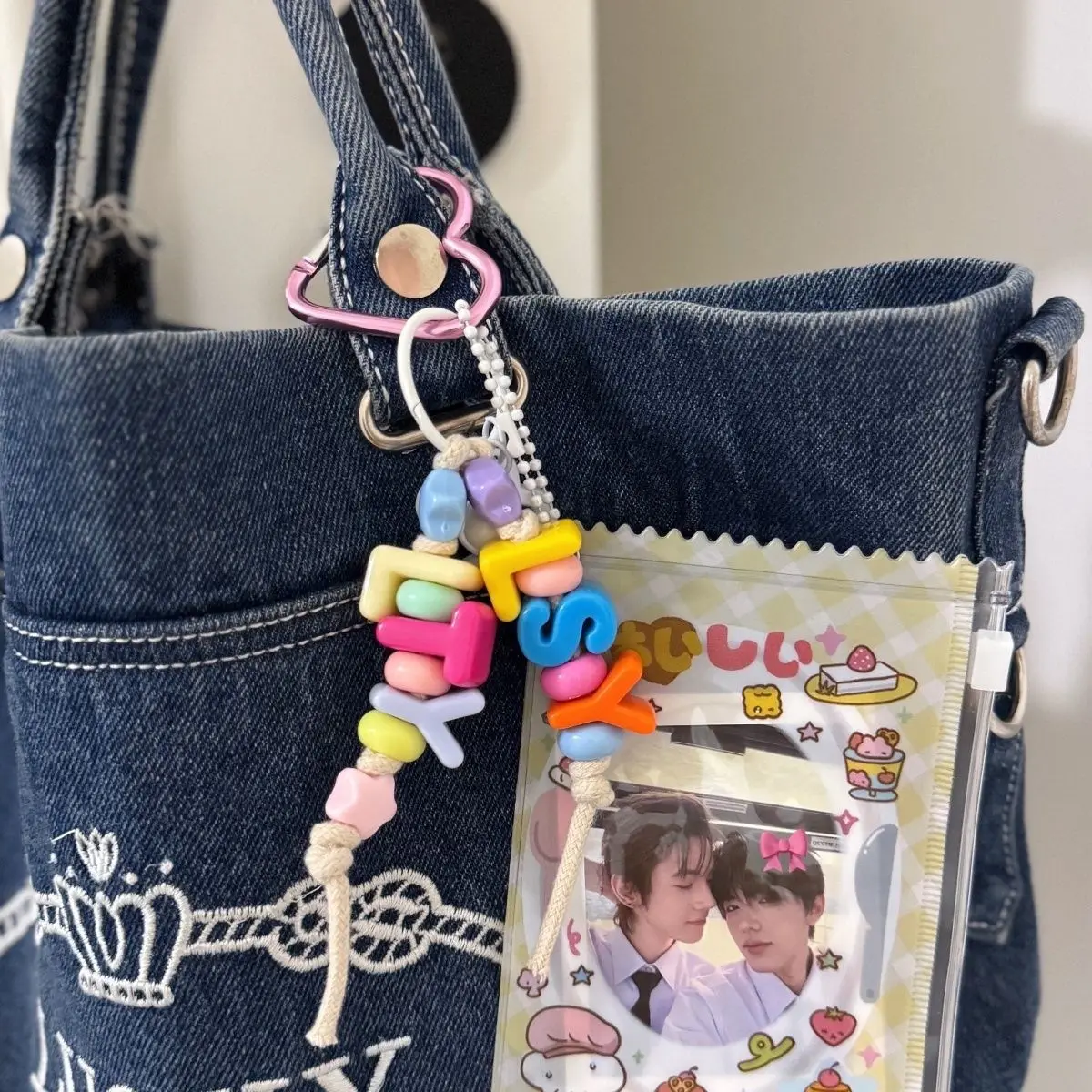 DeepinTheAct ollie shuyuan TianYuan Pendant key Holder Bags keychain photo keychain