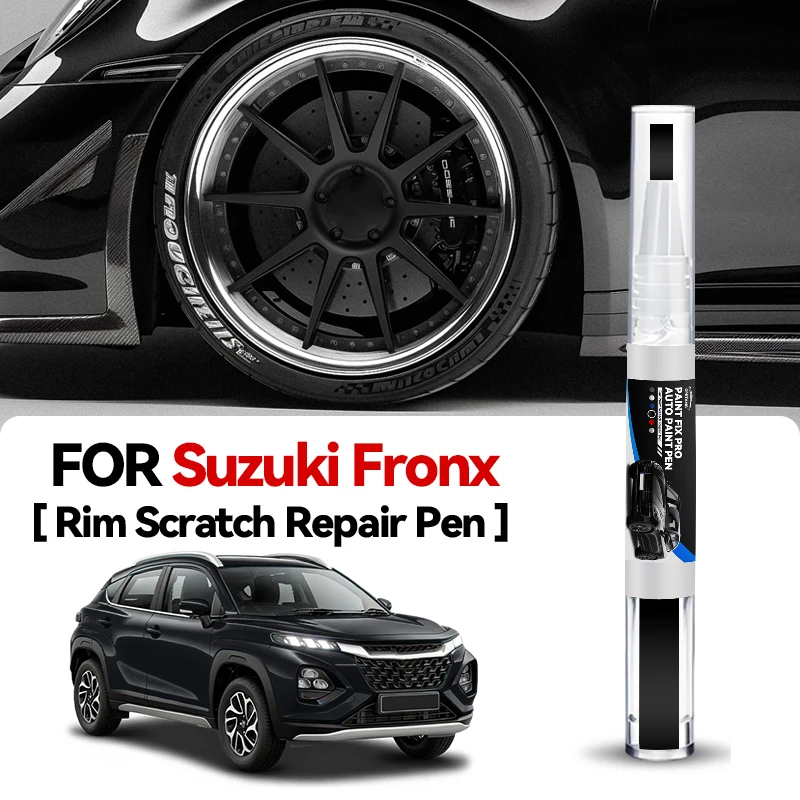 

Ручка-карандаш для ремонта лакокрасочного покрытия колесных дисков Hot Wheel, для Suzuki Fronx 2023-2025, аксессуары для ремонта царапин, белый ZHJ, черный ZJ