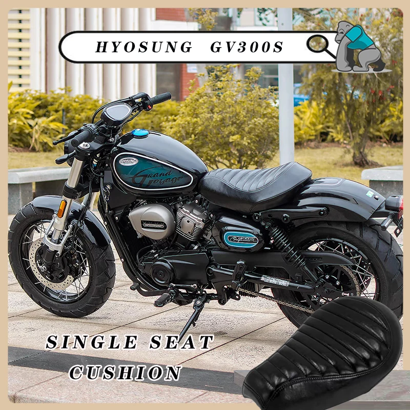 Customized For Hyosung GV300S Motorcycle Single Seat Cushion Modification accessories Leather Material