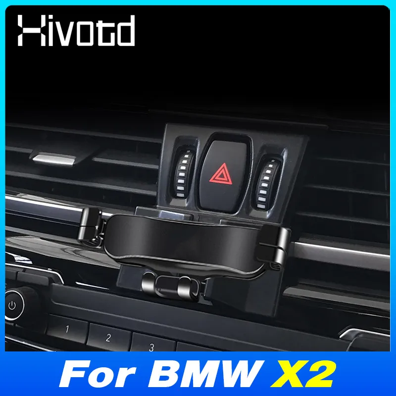 

Car Air Conditioner Outlet 360° Rotation Mount Bracket Mobile Phone Holder Support For BMW X2 F39 2016-2023 Interior Accessories