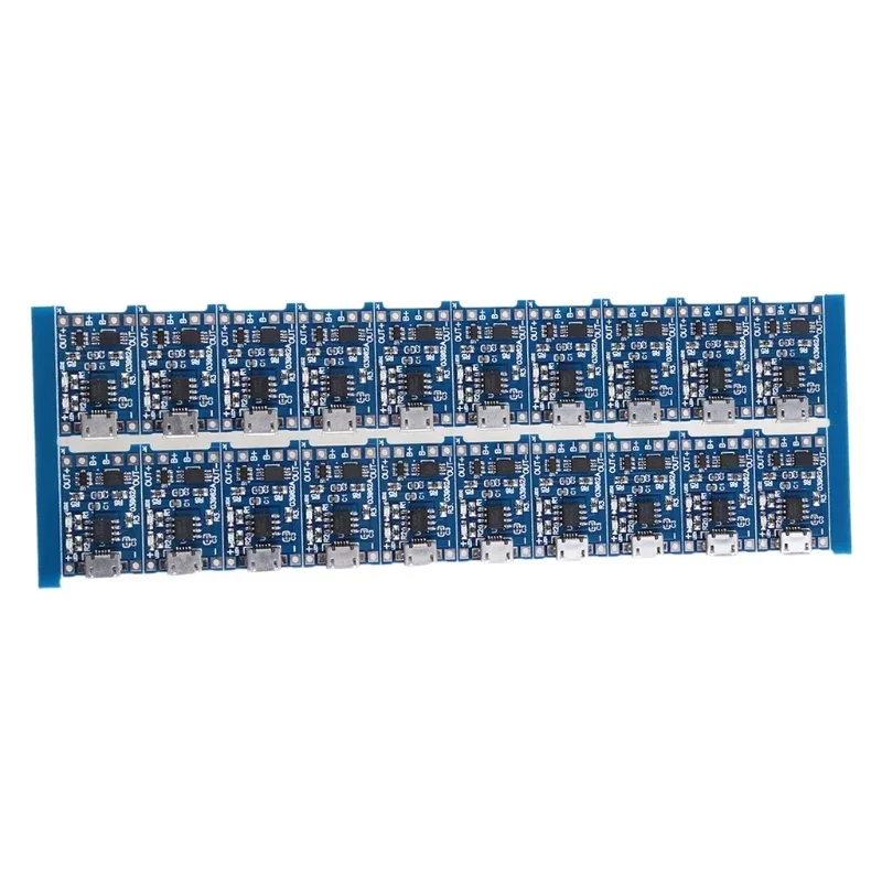 20 Stuks Batterij Oplaadbord TP4056 Met Batterij Voor Bescherming 5V Micro Usb 1A 18650 Batterij Module