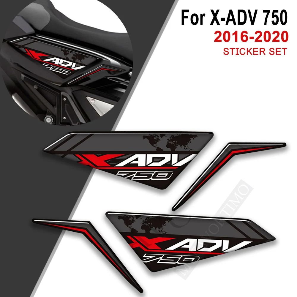 

For HONDA XADV X-ADV 150 750 3D Motorcycle Fuel Tank Pad Protector Fairing Side Panel Sticker Emblem 2016 2017 2018 2019 2020