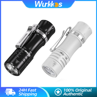 Wurkkos TS10 V2 Lamps 14500 EDC Torch 1400LM Camping Flashlight IPX8 3*90 CRI LEDs & 3*RGB Aux LEDs Outdoor Light Anduril 2.0