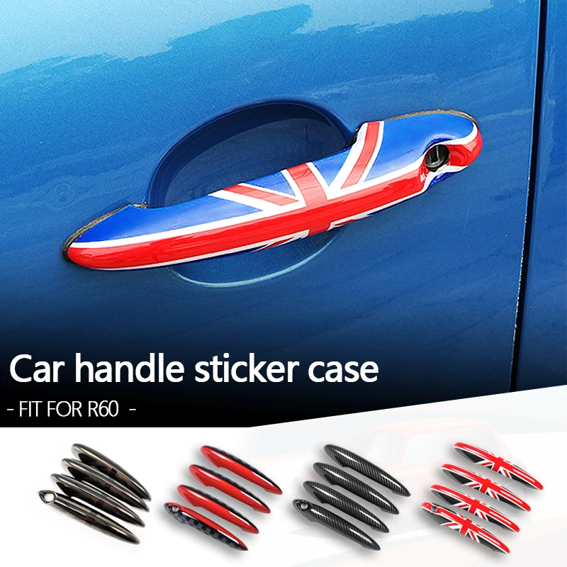 

4PCS/SET For MINI Cooper R60 Countryman 2011-2016 Car Door Handle Cover Auto Accessories Exterior Handle Protective Shell