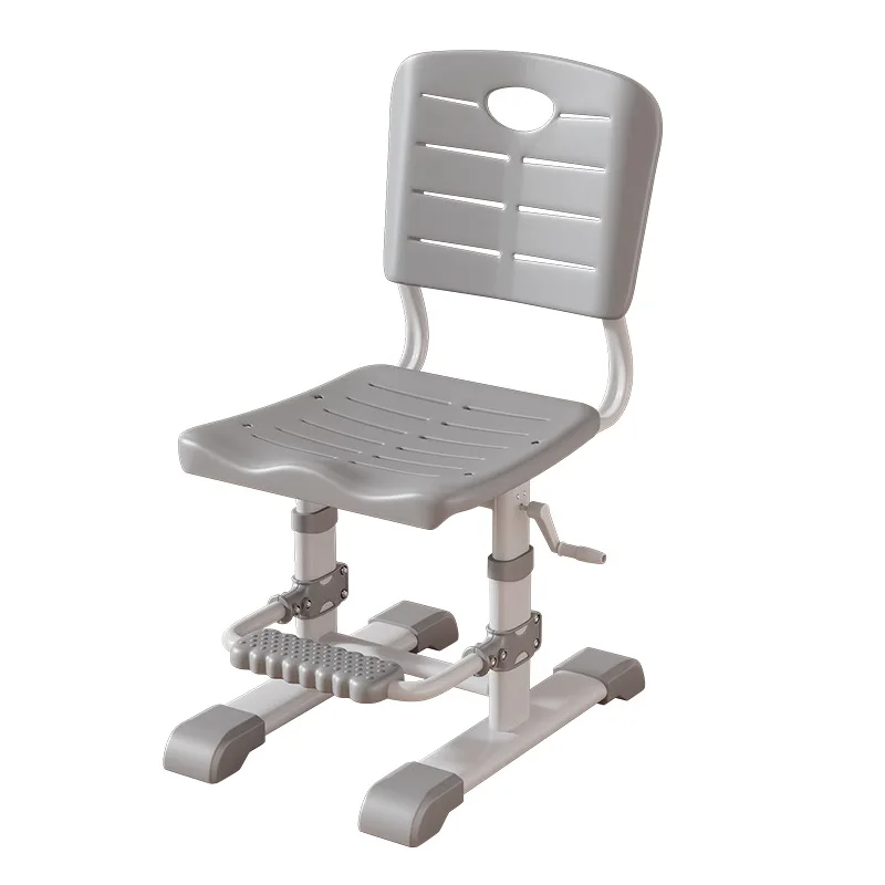 

Children's study chair, lift and lower for homework, hand-crank writing household sitting position, free of installation