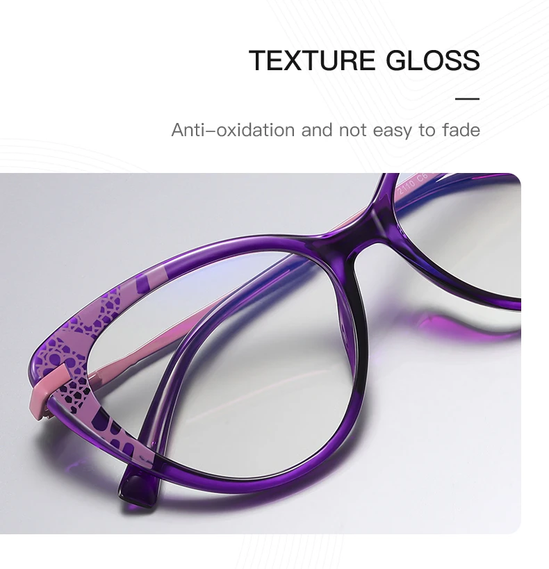 نظارات JMISUS Retro Cat Eye للنساء، نظارات طبية بإطار مربع، عدسات حجب الضوء الأزرق للأزياء اليومية