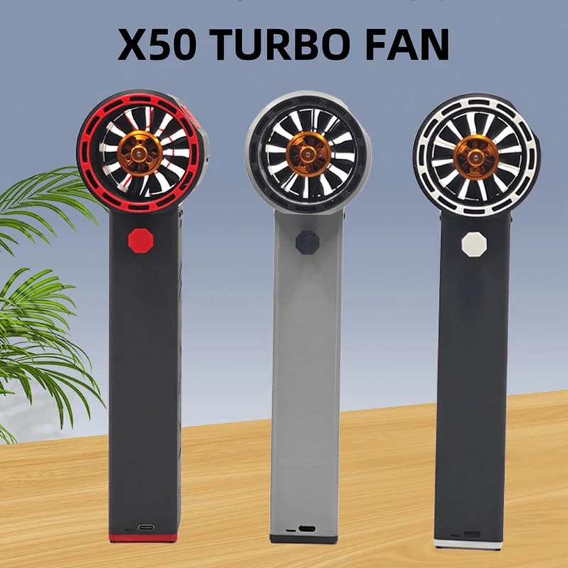 X50 Handheld Turbo Jet Fan Car Dryer Brushless Motor High Power Thrust 1300G Duct Fan Turbo Fan