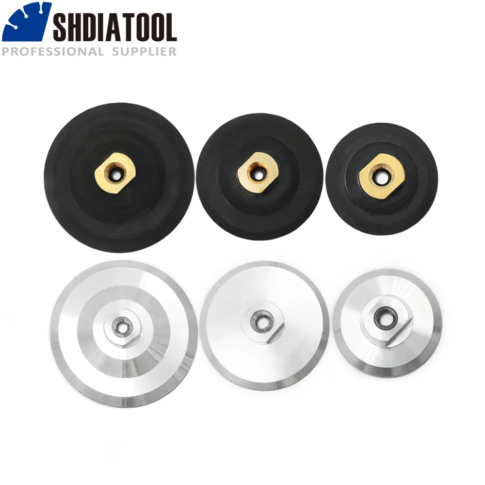 SHDIATOOL  Backer Pad Holder For Diamond Polishing Pads M14 Thread Diameter 3