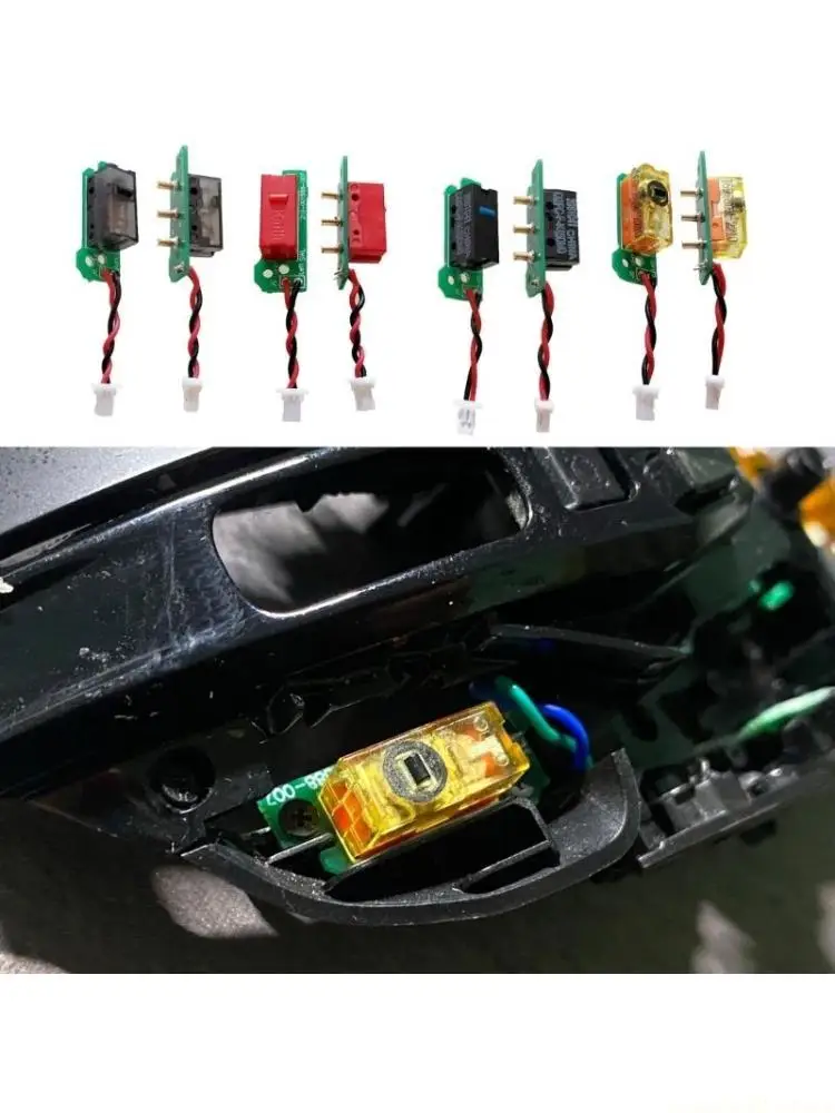 

Запасные части для мыши Микропереключатель с возможностью горячей замены для G900 G903 Кабель платы кнопки мыши