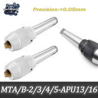 Morse taper MT2 MT3 MT4 tool holder APU13 APU16 Self Tightening Drill Chuck CNC machine spindle Morse Drill Chuck