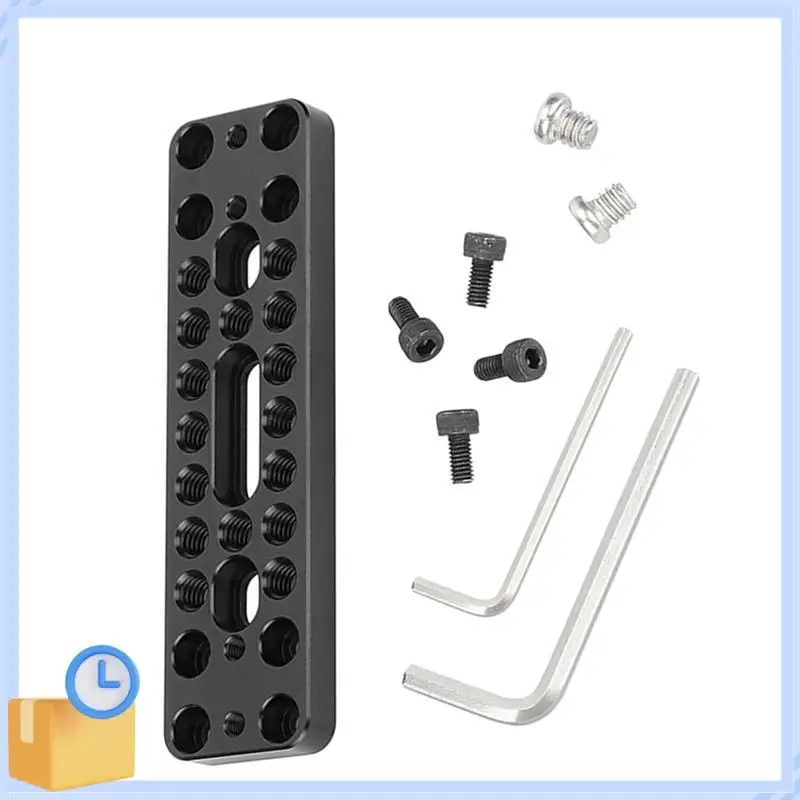 Popular Camera Baseplate Extension Long Cheese Plate With Multiple 1/4Inch-20 Thread Holes For DLSR Camera DIY Setup