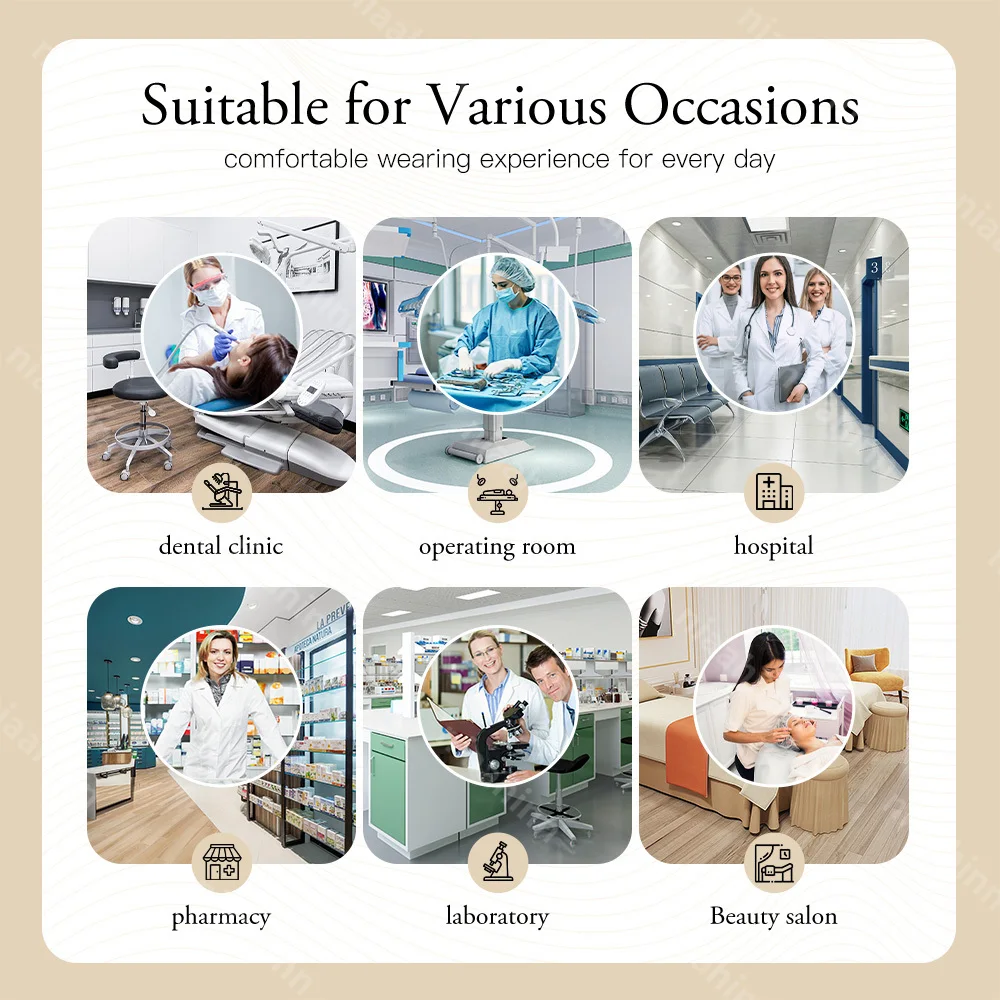 Ensemble de gommage pour femmes, vêtements de travail pour soins infirmiers médicaux, clinique dentaire, médecin, hauts + pantalons, uniforme de travail pour Spa, uniformes chirurgicaux Niaahinn