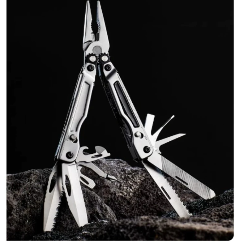 PX1001N Multi Functional Combination Tool Plier, Labor Saving Stainless Steel Multi Tool for Camping Outdoor Use