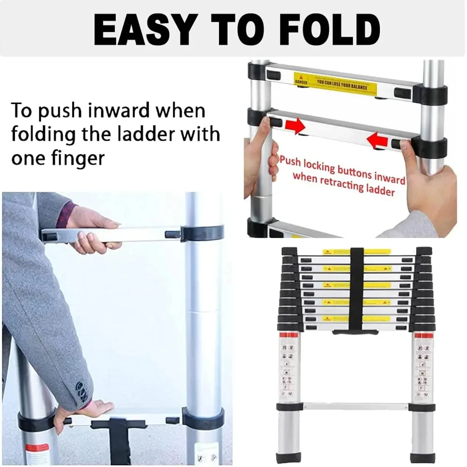 Thumbnail 2 - #3 Latest Telescopic Extension Ladders Offers