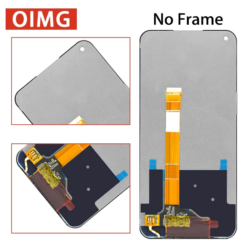 6.5 "pouces realme 7 RMX2155 écran LCD pour Oppo Realme 6 RMX2001 LCD écran tactile numériseur assemblée remplacement