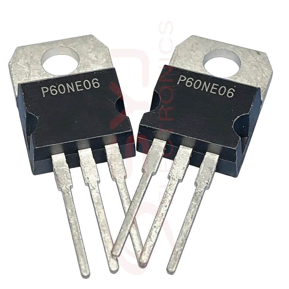 5PCS P60NE06 STP60NE06 TIP50 400V 1A TIP152 400V 7A NCE30H12A 30V 120A RFP12N20 200V 12A FTP16N06N 60V 16A TO-220