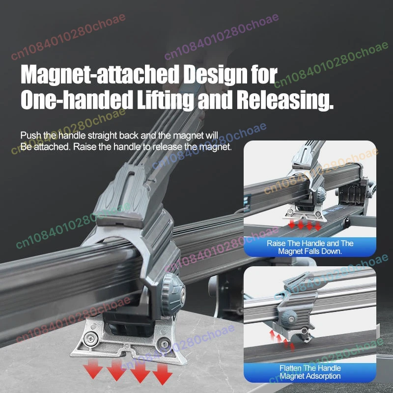 Tile Push Knife Manual Slate Floor Brick Cutting Machine High Precision Industrial Grade Large Slab Track Push-pull Knife