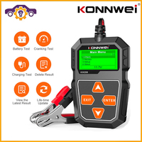 KONNWEI KW208 Car Battery Tester 100 to 2000CCA Cranking Charging Diagnostic ToolCircut Analyzer 12 Volts Battery Tool PK BST360