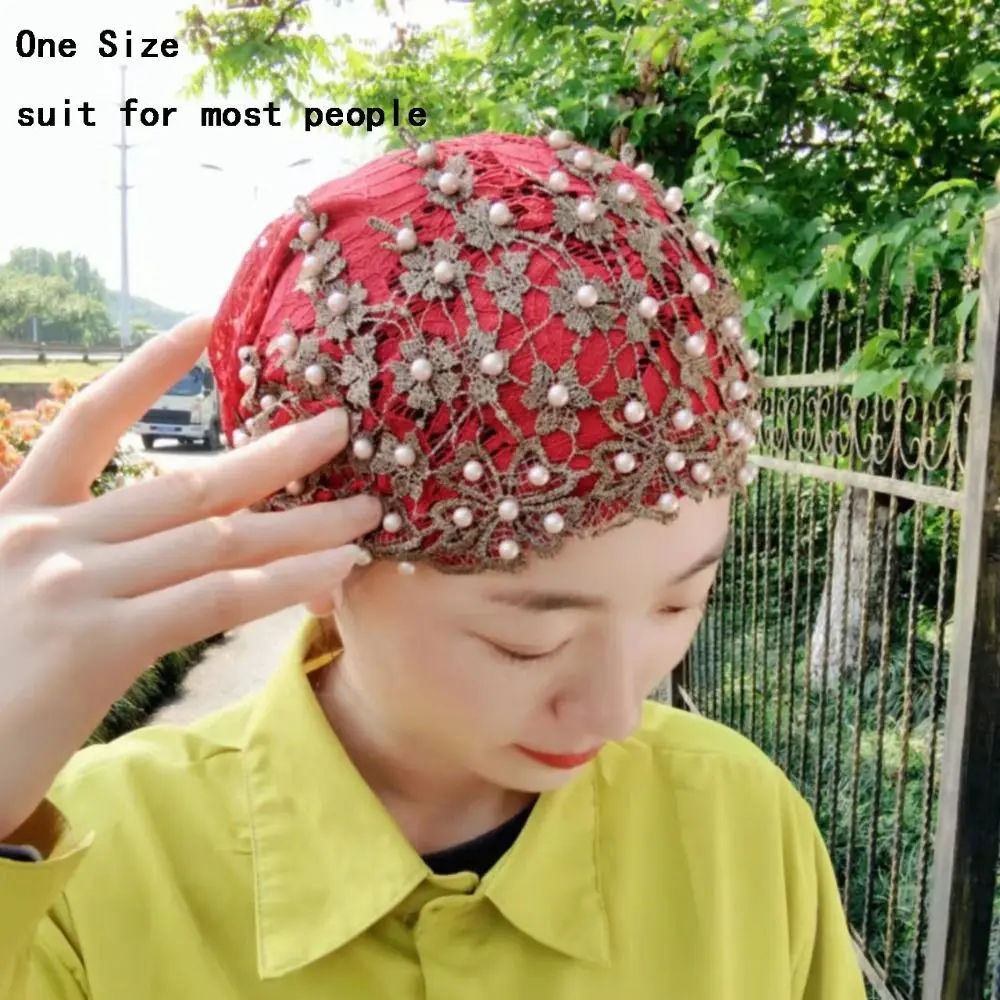 New Summer and Flowers Hui Citizenship Baotou Hat Muslim Women Manic Mother Hair Closer Spring Prayer Hat