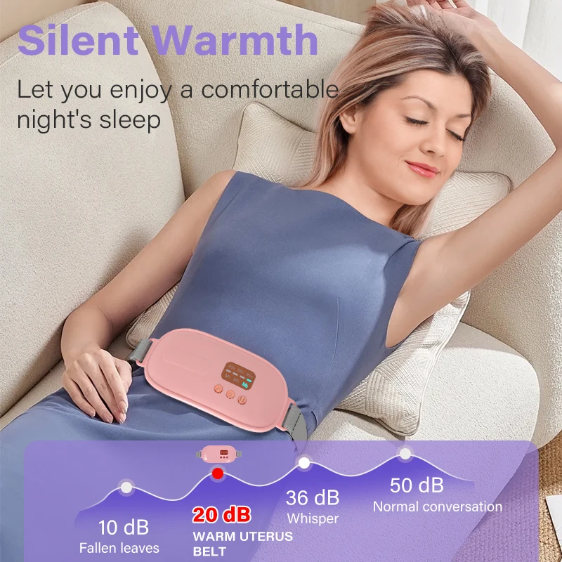 Menstrual Warm Palace Warm Stomach Girl Heating Massage Warm Belt Auntie Intelligent Heating Waist Massage Device