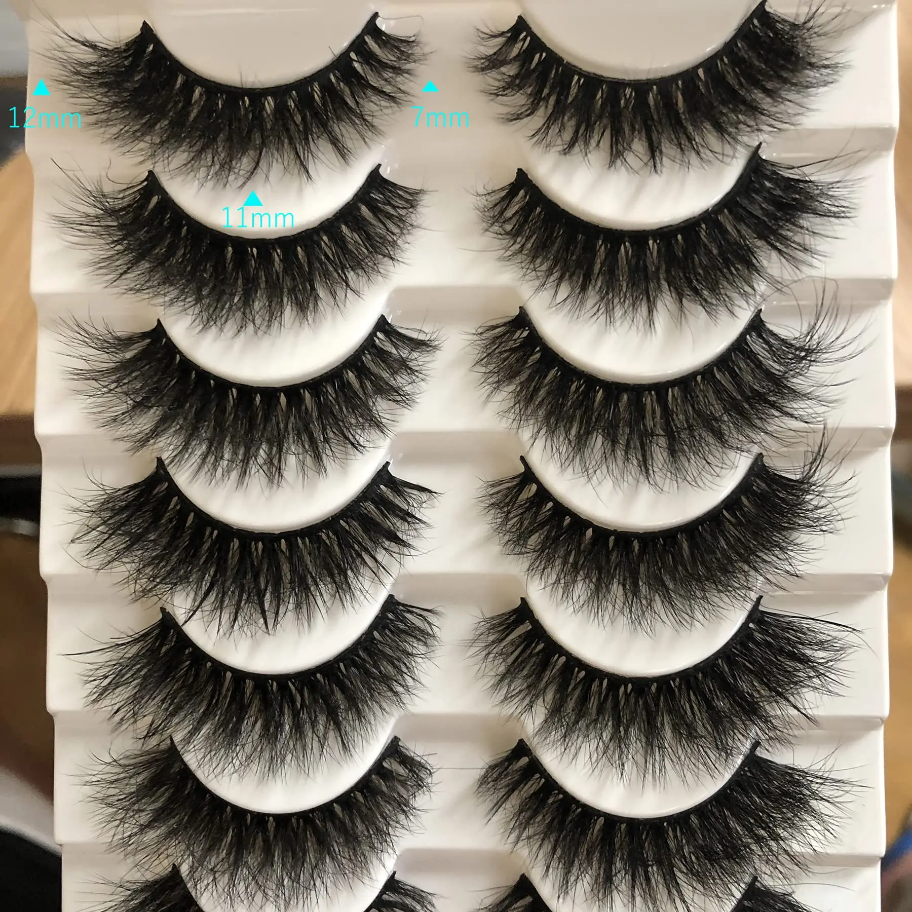 Gmagictobo Fake Eyelashes Natural 15MM Cat Eye Lashes Pack Short Fluffy Faux Mink Thick Curly 3D Dramatic False Eye Lasahes