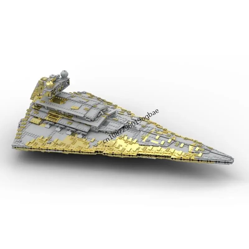 New 3130Pcs Famous Star Battle Movie Moc Destroyer Golden Spaceship Diy Creative Ideas Child Toys Birthday Gifts Custom Puzzles