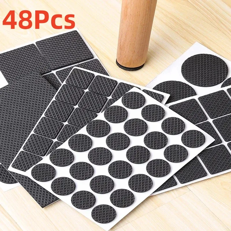 Self Adhesive Thickening Furniture Leg Feet Rug Felt Pads DIY Chair Anti Slip Wearproof Mat Wood Floor Protectors Table Feet Pad