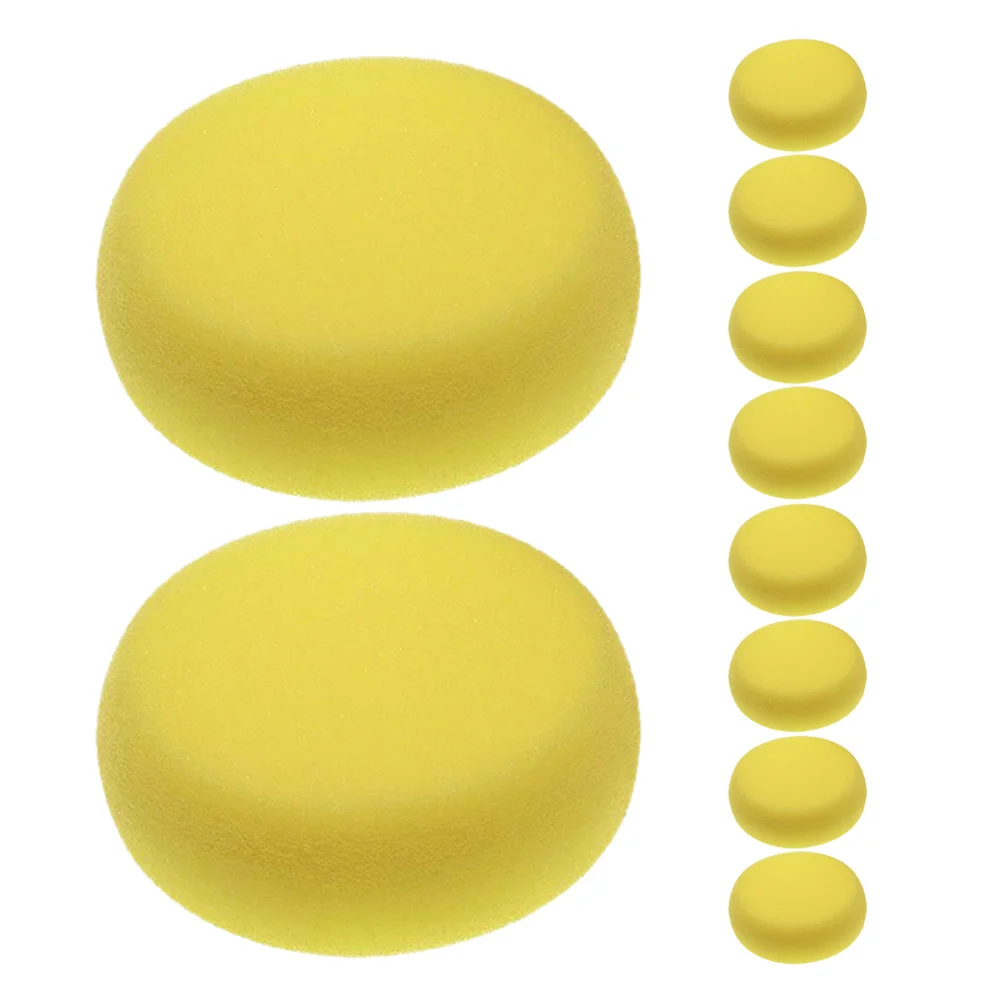 

10Pcs Child Sponge Paint Brushes Kit Round Sponge Painting Brushes Easy to Use Clean Kids Watercolor Crafts Pottery Clay