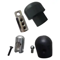 Gym Machine Cable Stopper Ball Stopper Fixing Kit Terminals for for 5/6mm