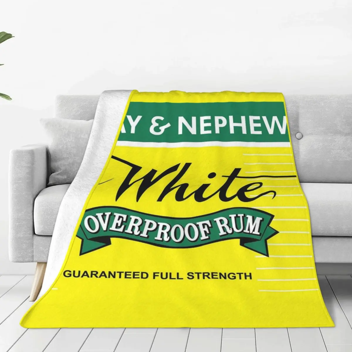 Wray And Nephew Blanket Soft Warm Flannel Throw Blanket Bedspread for Bed Living room Picnic Travel Home Sofa