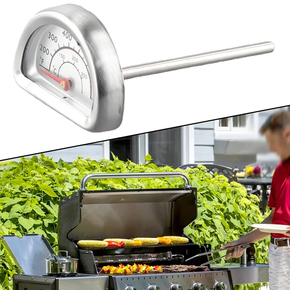 Cooking Monitoring Length 43 Mm Stainless Steel Thermometer Efficient Heat Conductivity Versatile Cooking Tool