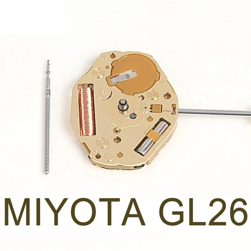 قطع غيار ساعة الكوارتز Miyota ، إصلاح الساعة ، 2 يد ، GL26 ، إلكترونية ، جديدة