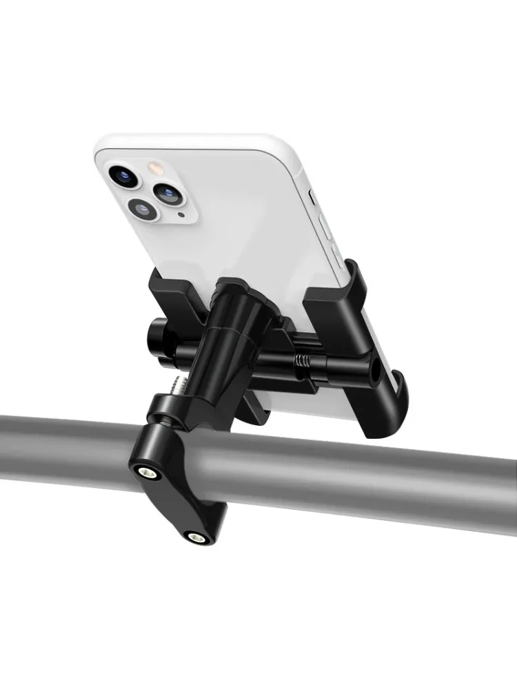 AliExpress NONE Motorcycle Mobile Phone Holder for All Phone Universal Bike Rearview Mirror Handlebar Holder Bicycle Cycling Aluminum Stand
