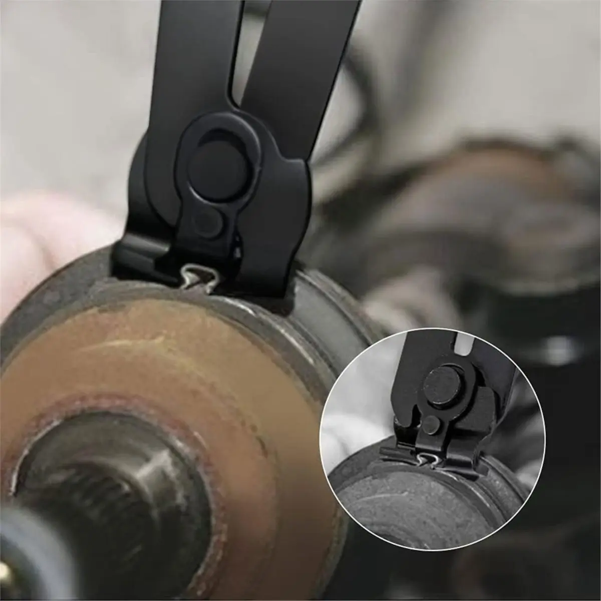 CV Boot Clamp Plier with 20PCS Crimp Bands,Universal Adjustable Drive Shaft Drive Shaft Joint Boot Crimp Clamps