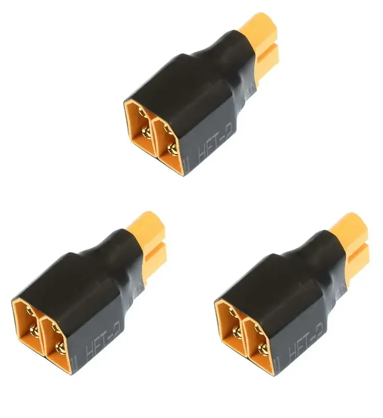 XT60 parallel connector, two male and one female