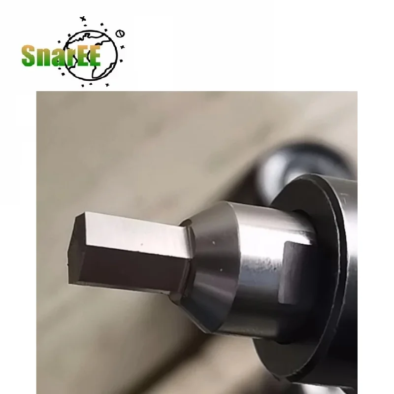 CT16 Morse Taper / Straight Shank Hex Punch Rotary Tool For Sheet Metal Stamping Die Hole Punching Cutter